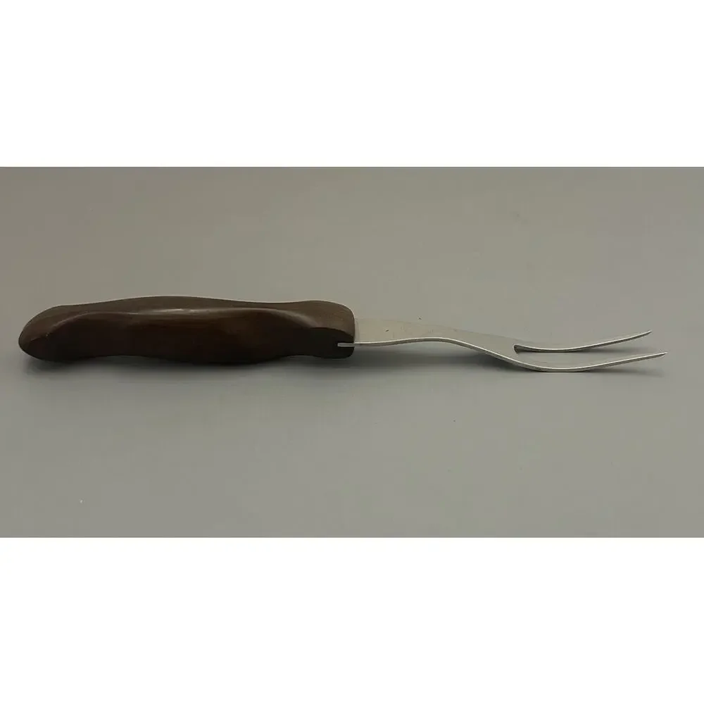 Cutco No. 26 Carving Serving Meat Fork With Brown Handle Made in USA VTG